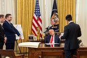 Trump tariffs - Trump oval office
