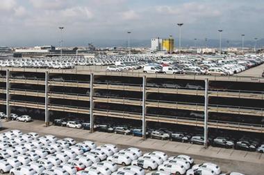 Autoterminal at port of Barcelona